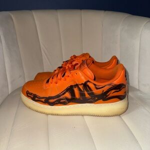 Nike Air Force 1 Orange Skeleton Halloweens